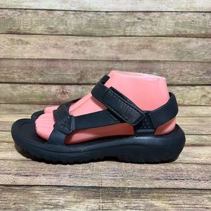 Teva Black Rubber Hurricane Sandals